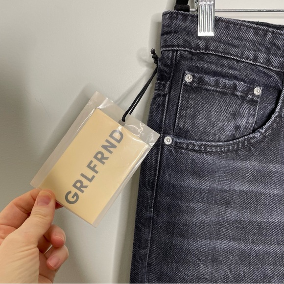 NWT Grlfrnd The Melanie High Rise Boot Cut Jeans Rigid In Noho Black Size 31 - Picture 4 of 10